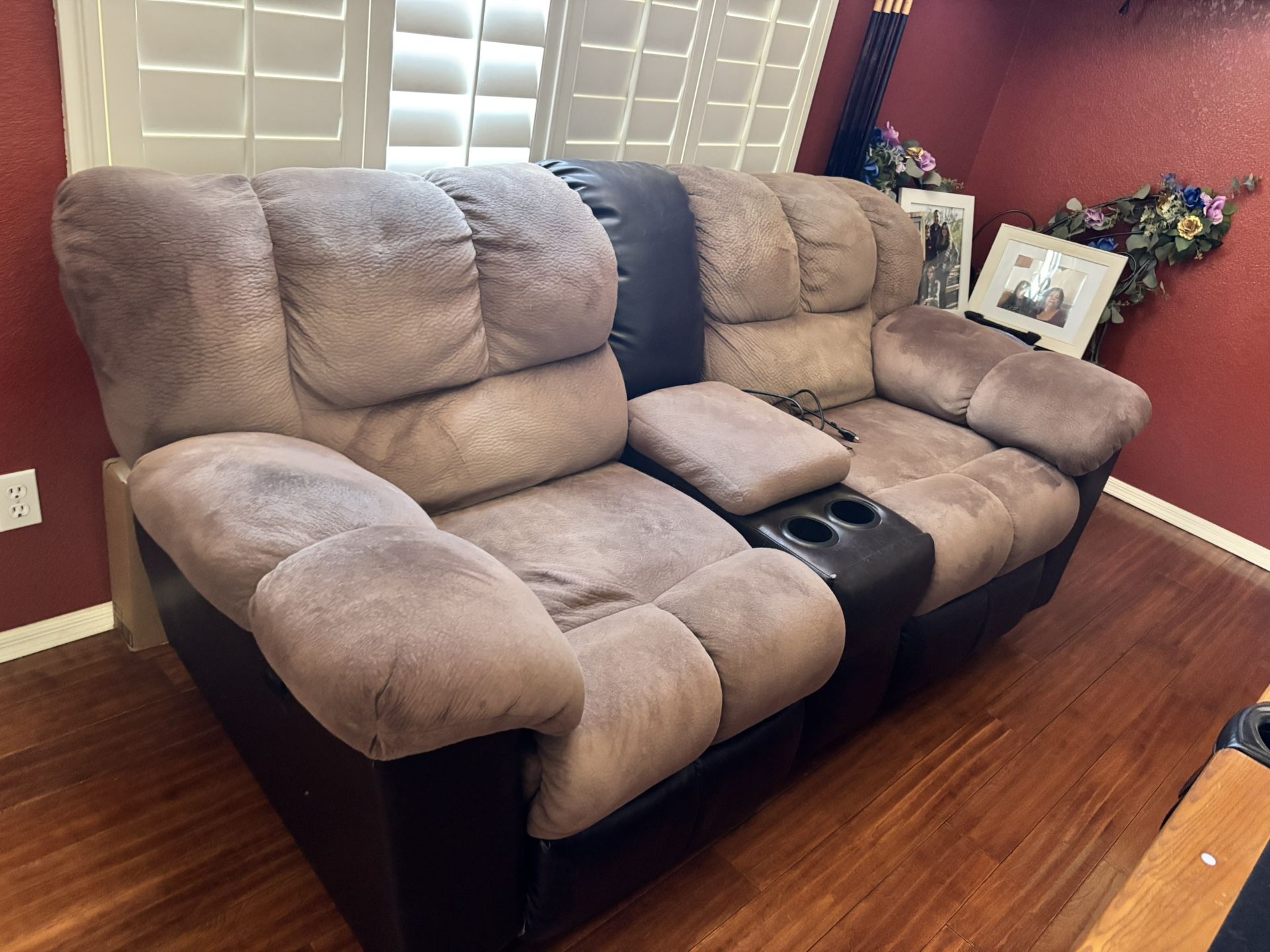 Two Couches (Both W/ recliners)