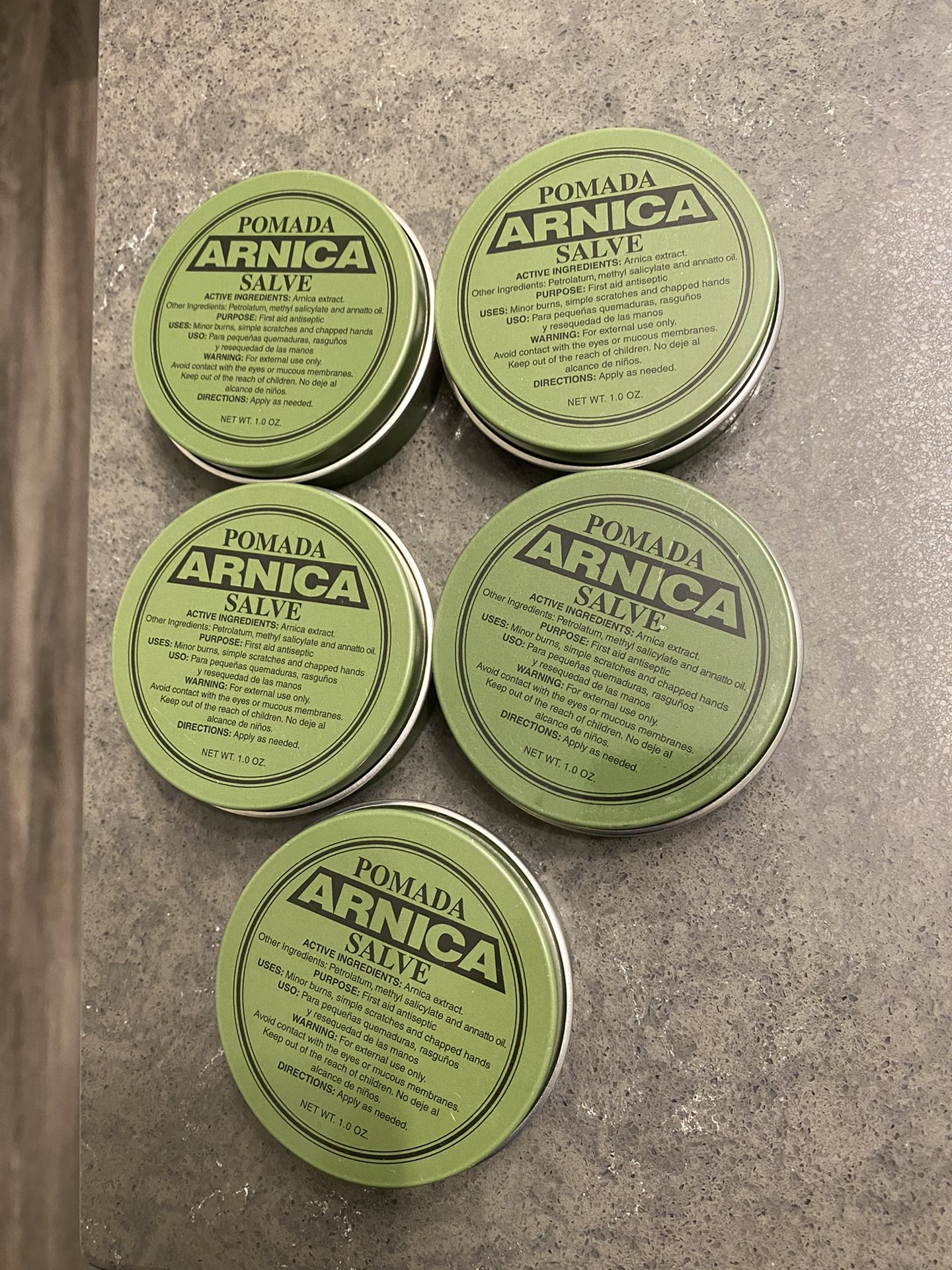 5 Arnica Pomada/Salve