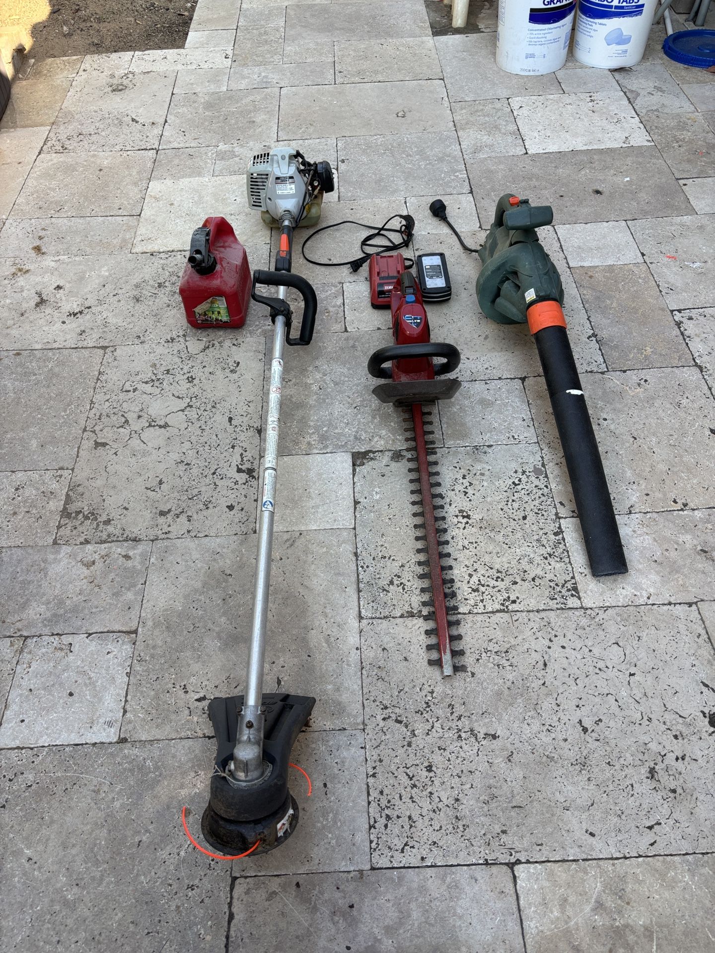 Yard Equipment - Echo Gas String Trimmer - Hedge Trimmer -Blower