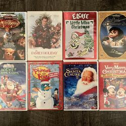 Disney and Christmas Movies, DVD (Lot of 8 Movies)