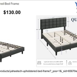 Queen bed frame (Brand New In Box) 