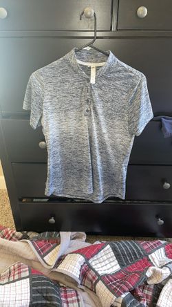 Women’s Medium Adidas Golf Blue Patterned Polo