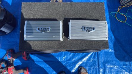 Two Boss Audio Armor and Bbox atrend enclosures