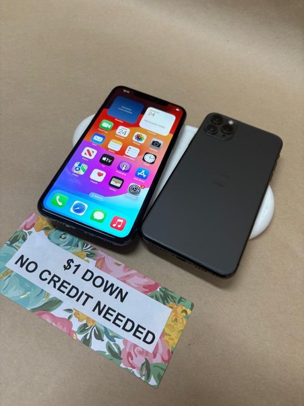 Apple IPhone 11 Pro Max - Only $1 Today Pay The Rest Later!
