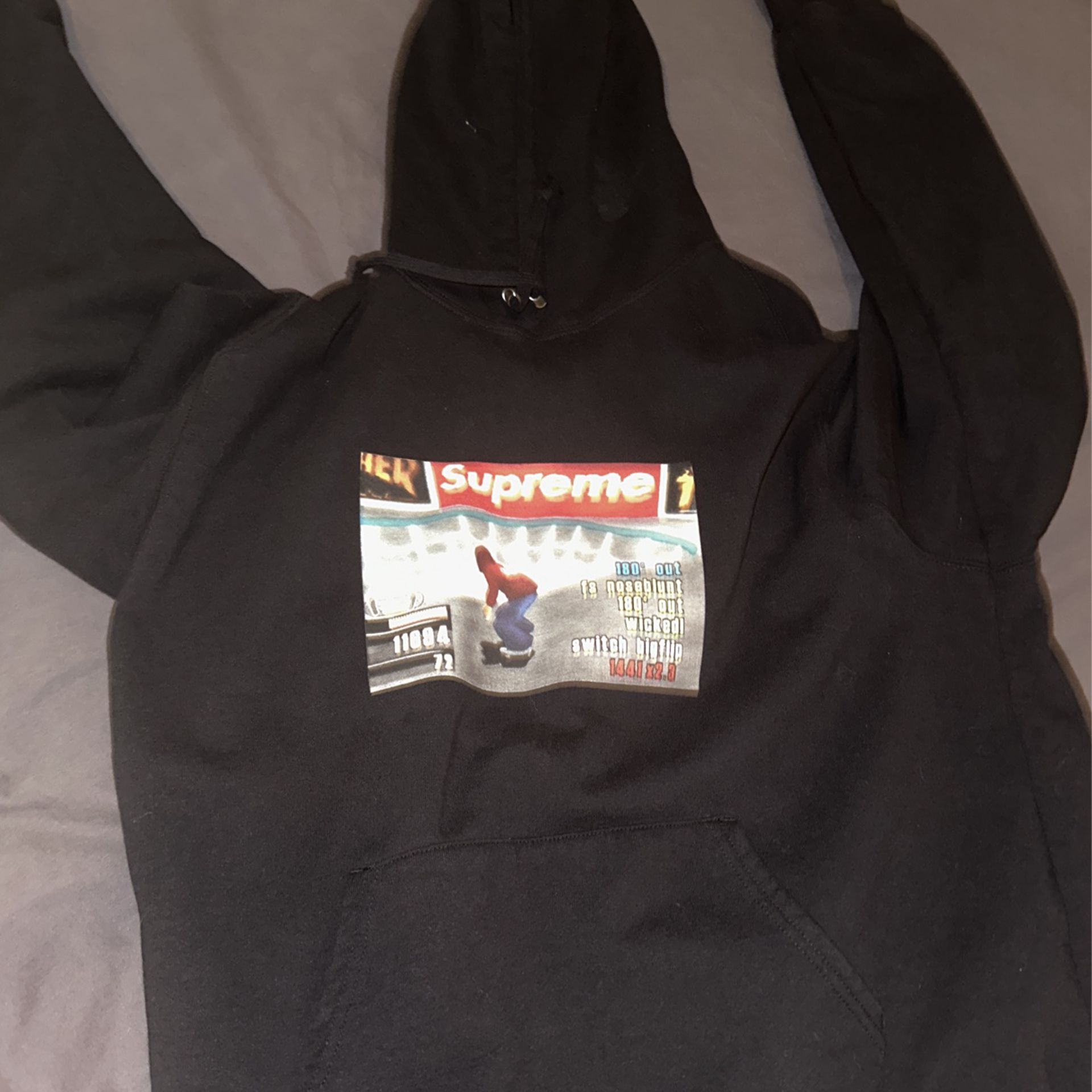 Supreme x Thrasher Skateboard game hoodie 