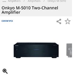 Onkyo M-5010 Two Channel Power Amplifier 