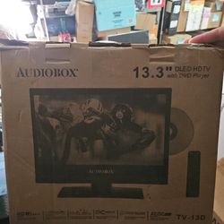 Audio box 13.3”hdtv With Built In DVD Player