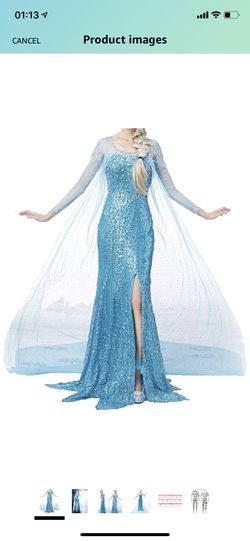 Adult women’s Elsa dress