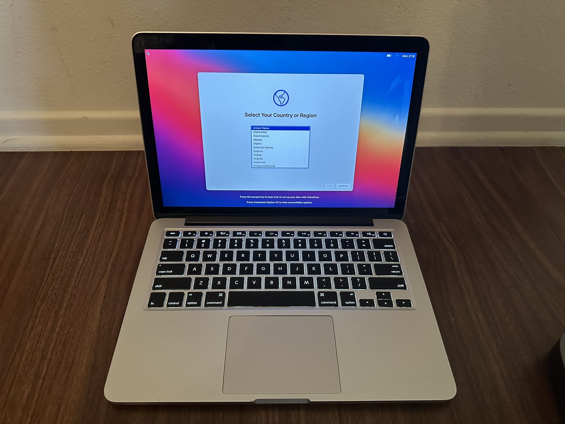 MacBook Pro Retina 13” A1502