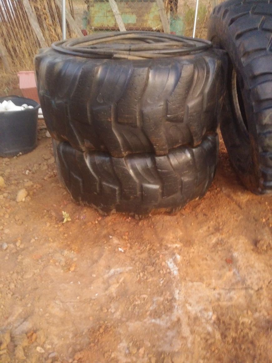 Tractor tires and wheels