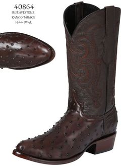 Bota vaquera grabada