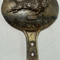 Rare Cast Iron License Plate Topper