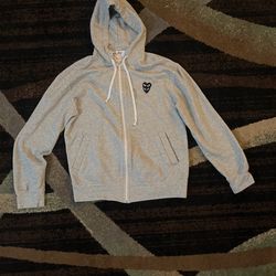 comme des garçons zip up hoodie