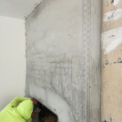 Stucco Veneciano En Chimeneas Y Paredes Principales