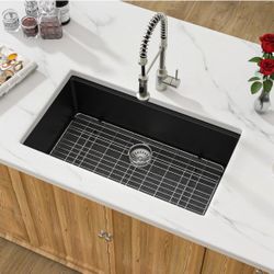 33"X 19"X 10" Undermount Singel Bowl Kitchen Basin