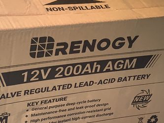 Renogy 12v200ah Batteries 