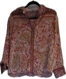 Printed silk shirt