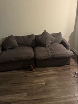 Recliner couch with charger ports for phone