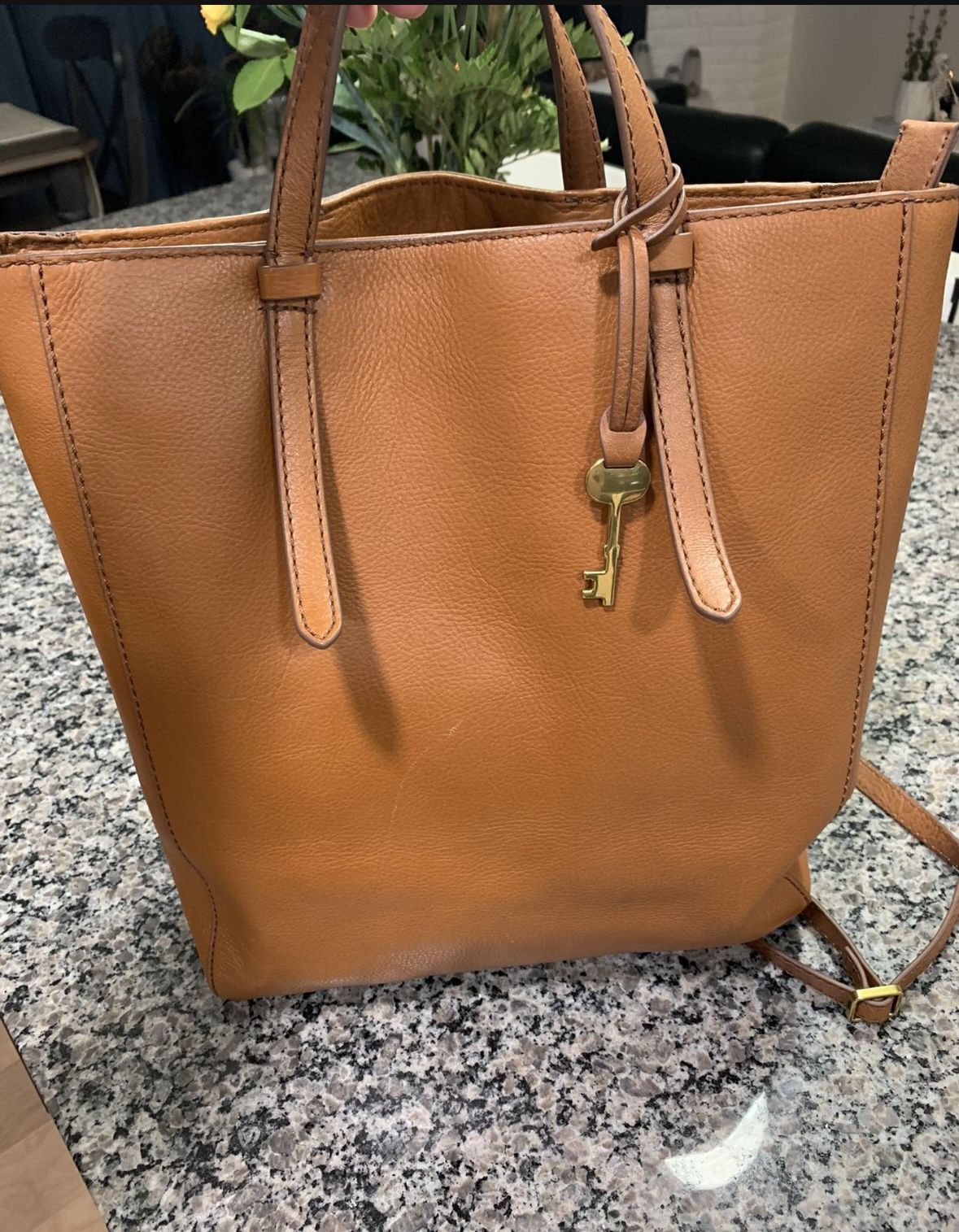 Fossil Leather Bag/Backpack