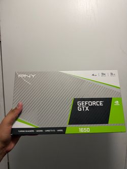 PNY NVIDIA GeForce GTX 1650 4GB GPU