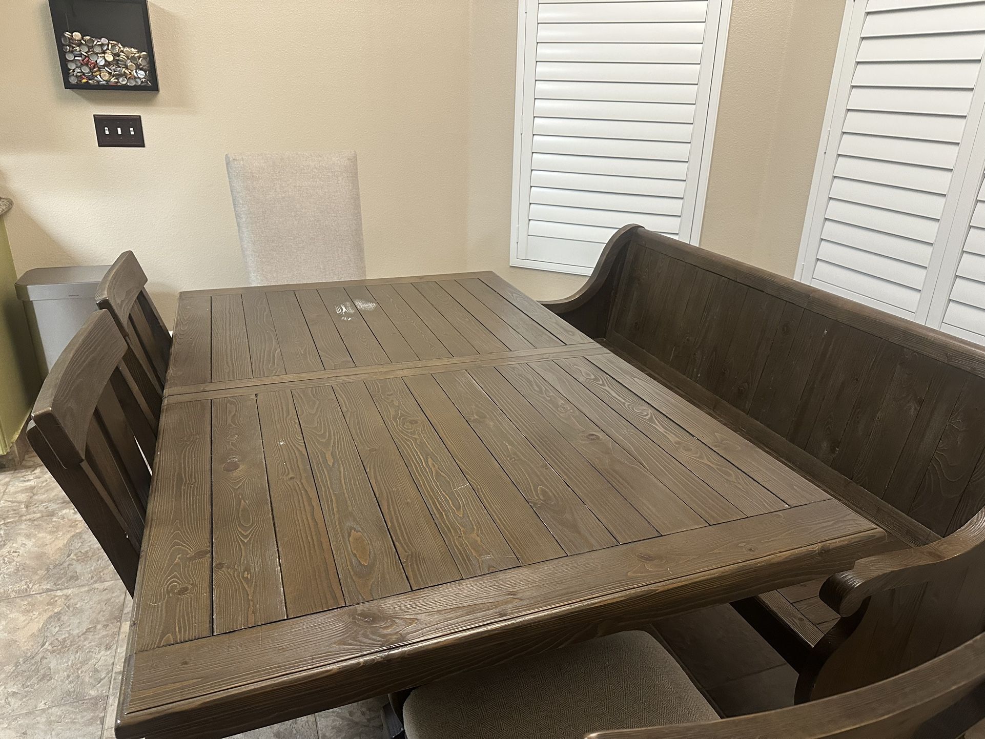 Kitchen Table And Bench