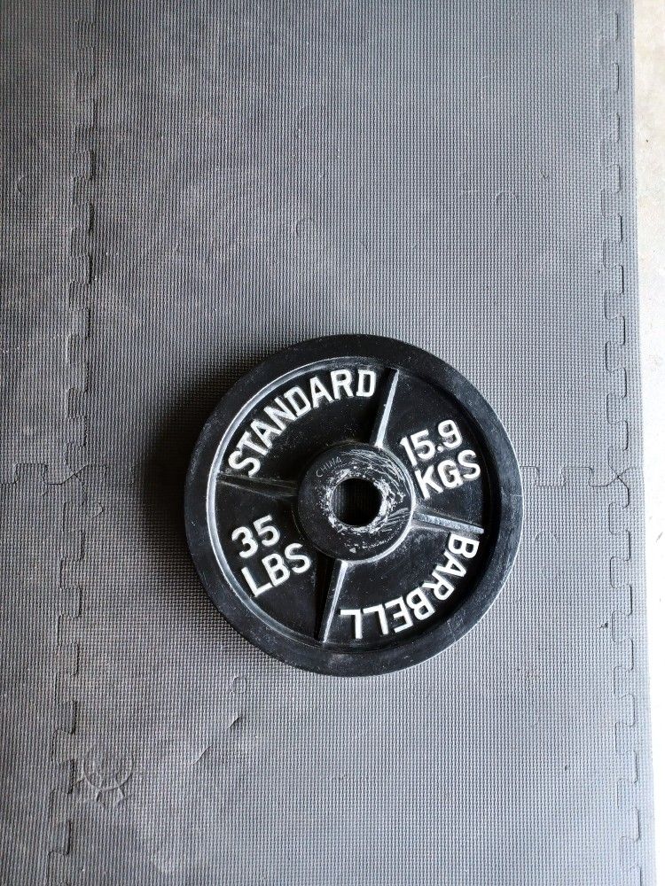 Olympic Weight 35lb Single 
