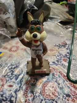 Spurs Coyote Mascot Bobblehead