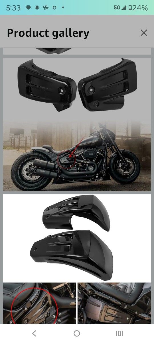 motorcycle fairing For Harley M8 Softail Breakout FXBR/S FXDR Sport Glide...