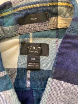 flannel j.crew oxford adult xs