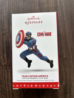 Hallmark Keepsake Team Captain America Ornament