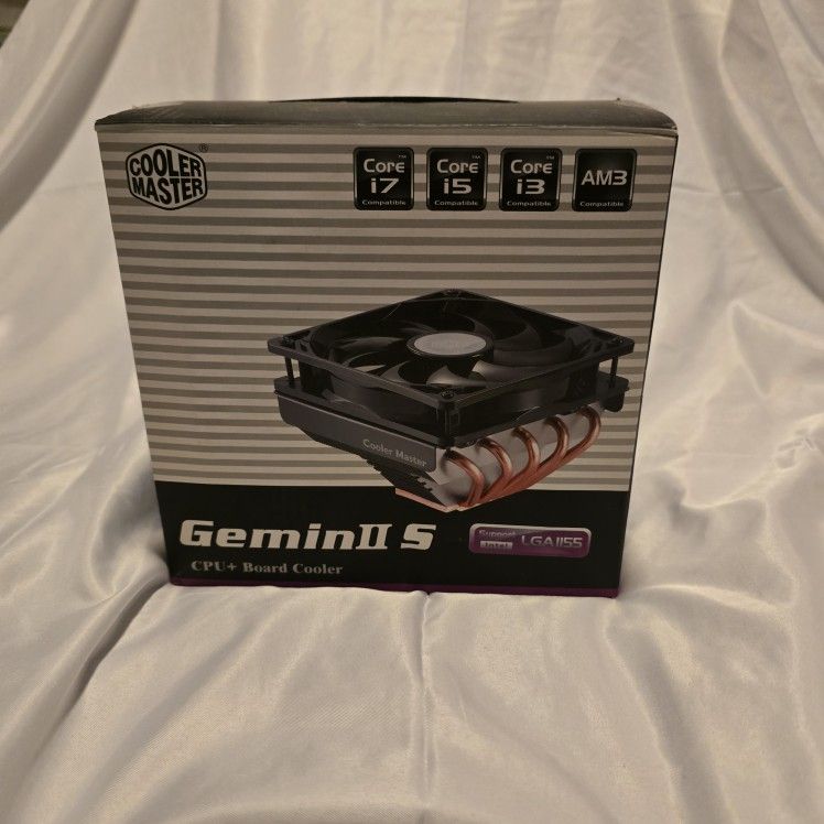 Cooler Master GeminII S CPU Cooler – NEW! LGA1155 AM3 – Gaming Ready