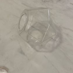 Glass Hexagon Vase