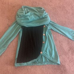 Large Cowl Neck Sweater Dress Size: 12