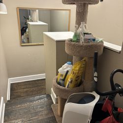 Cat Tower And Supplies
