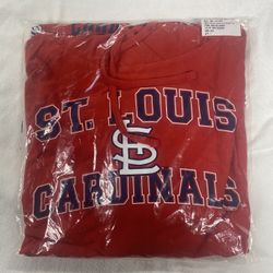 St Louis Cardinals Ladies Knit Hooded Top