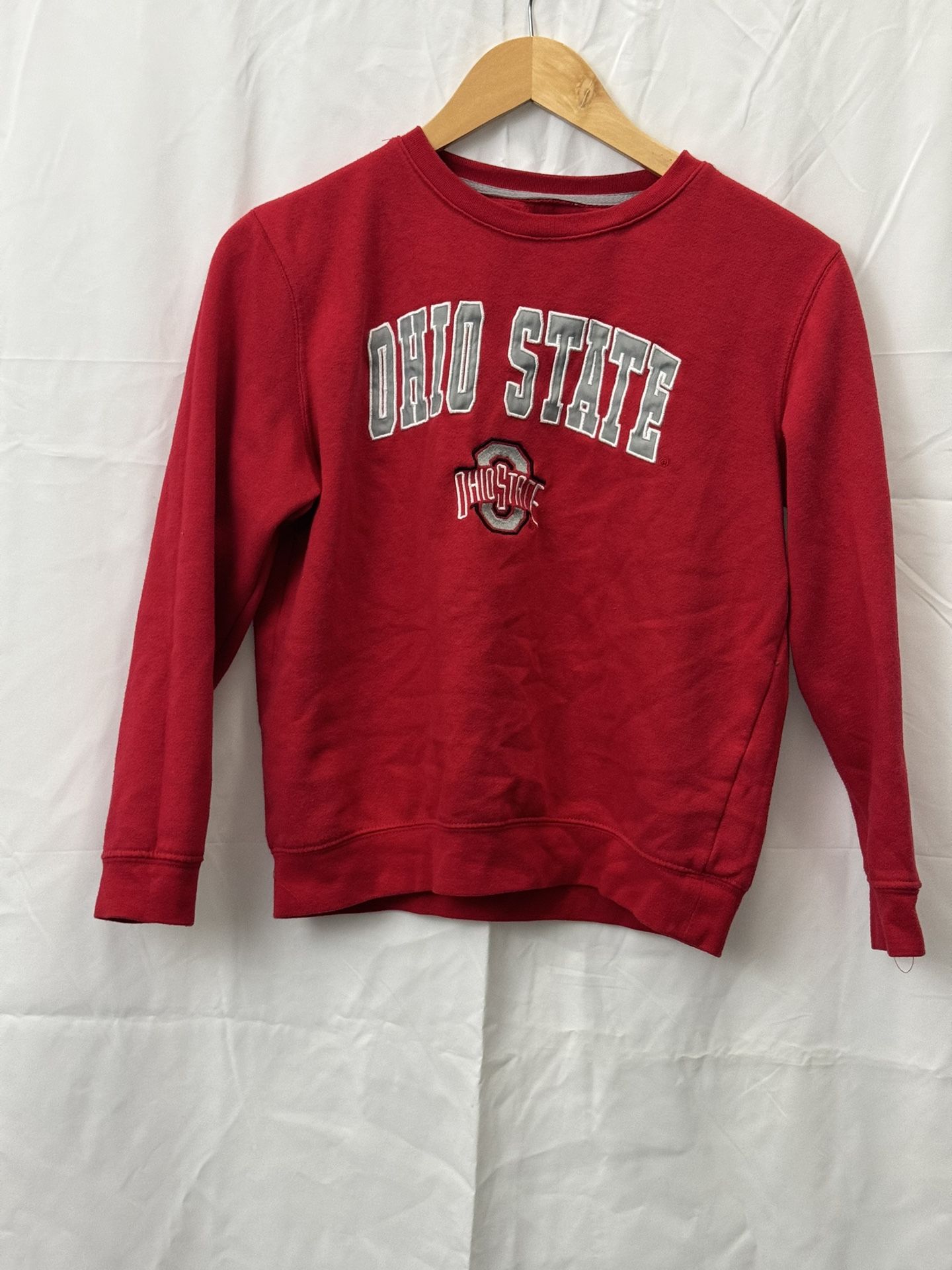 Ohio State Buckeyes red and grey crewneck sweatshirt #Buckeyes