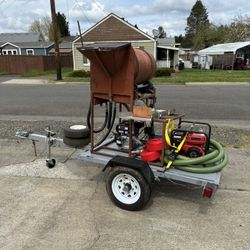 Portable Prospecting Trommel Complete With Pump