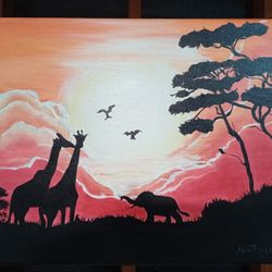 Nature Scene Modern Painting 