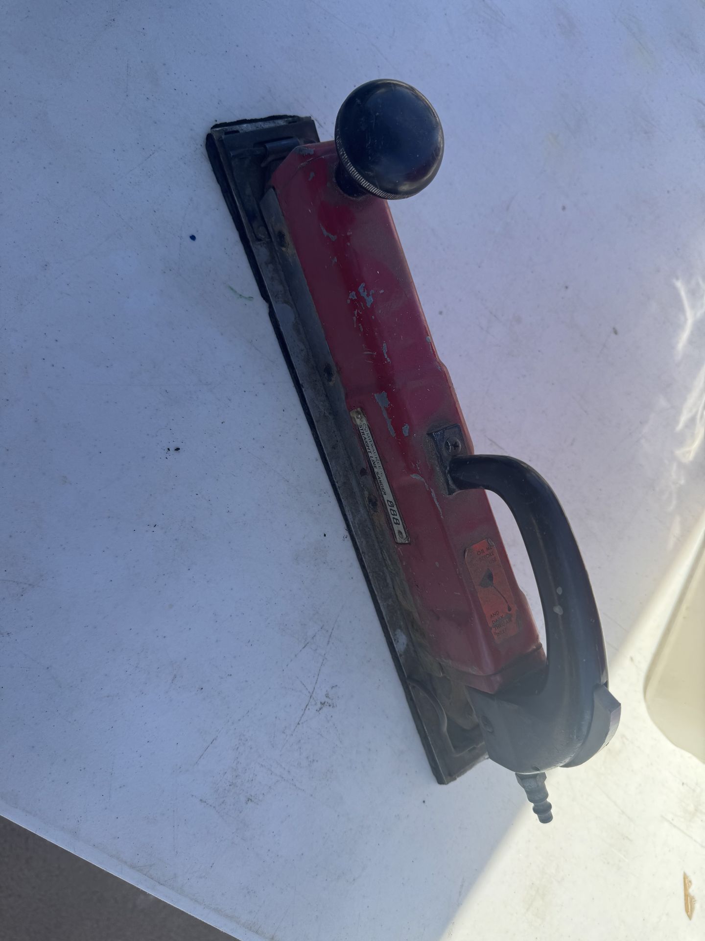 Milwaukee in-line file/sander for auto bodywork