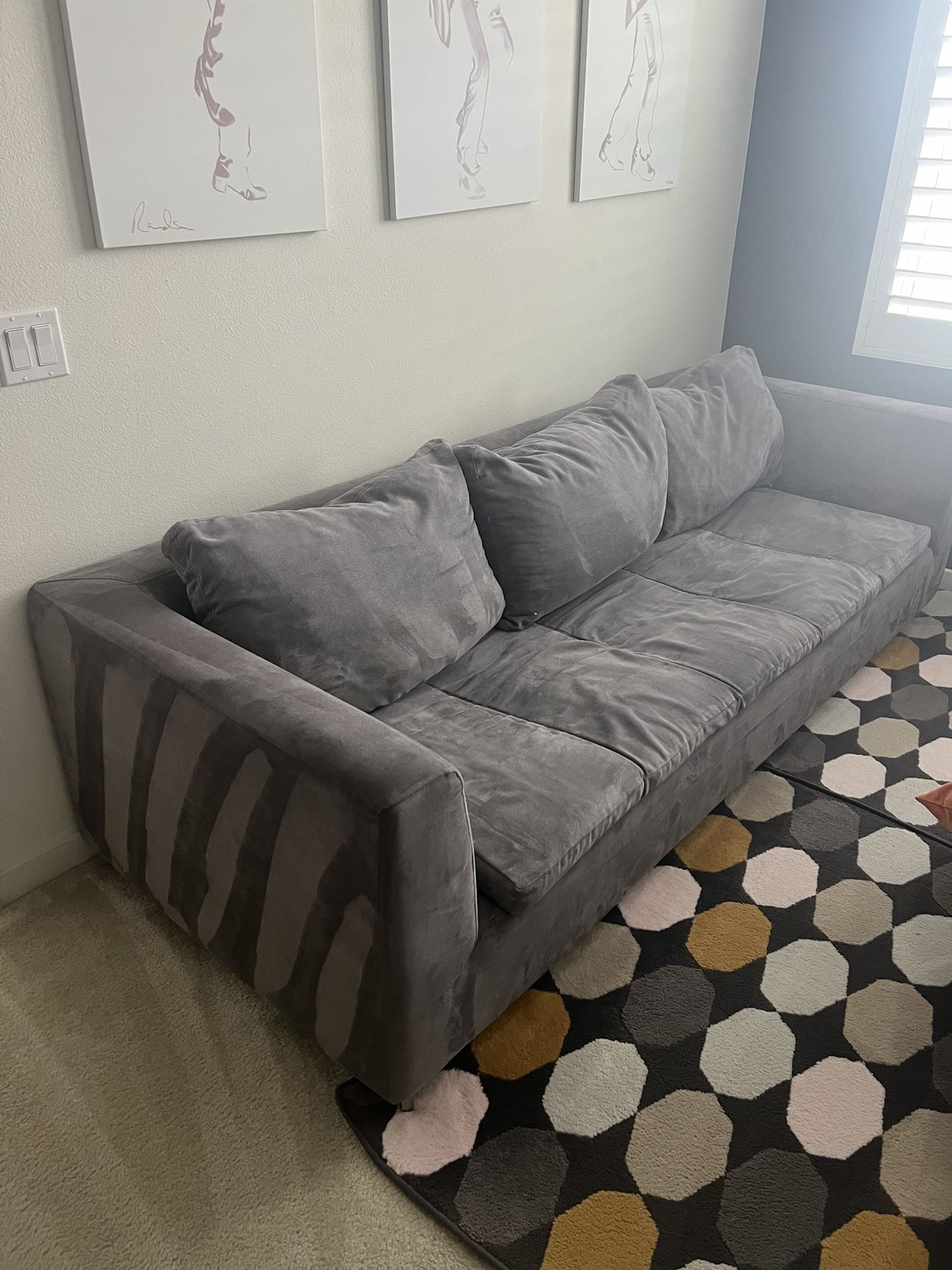 Modern Grey Couch From Blueprint Los Angeles