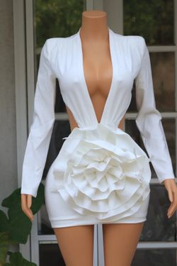 New sexy classy flower dress
