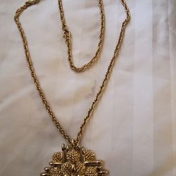Monet Vintage Brutalist Style  Pendant