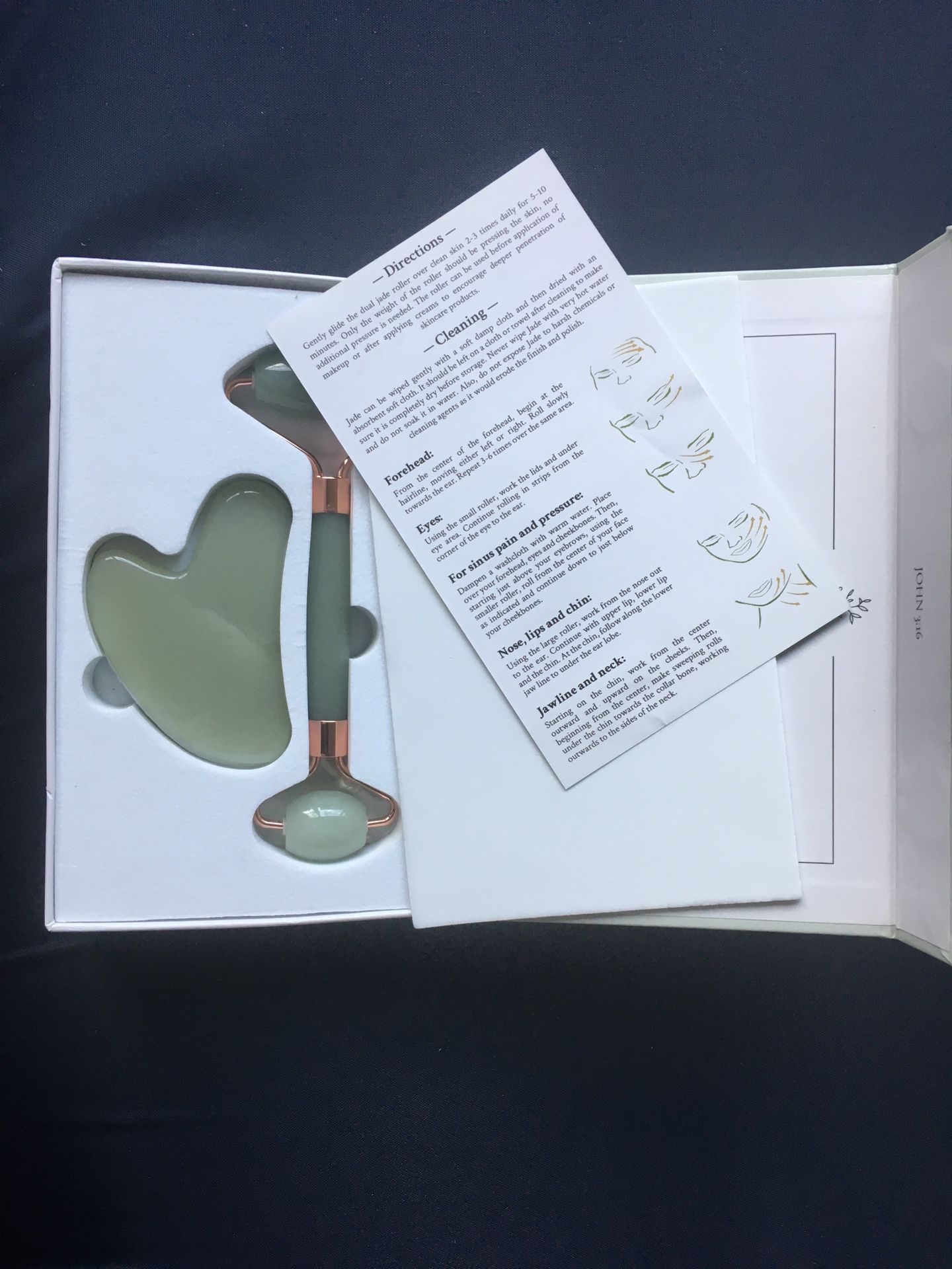 Jade Roller With Gua Sha