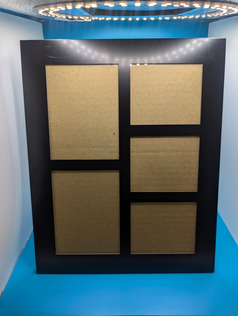 5 Slot Black Photo Frame