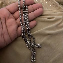 Men’s Fashion Stainless Steel Chain Necklace 24 In