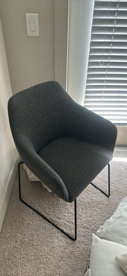 Dark grey chair