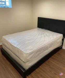 Colchón Queen Size con estructura de cama y envío gratuito