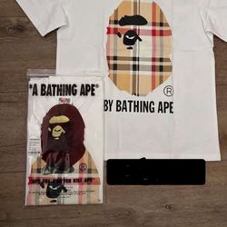 Burberry X Bathing Ape Collab Shirts 