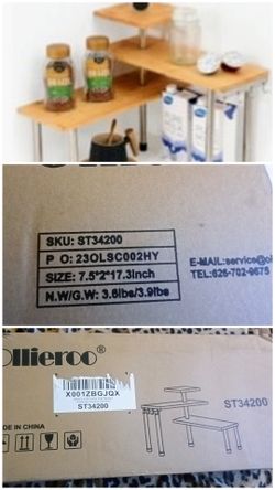 Ollieroo Kitchen counter shelf