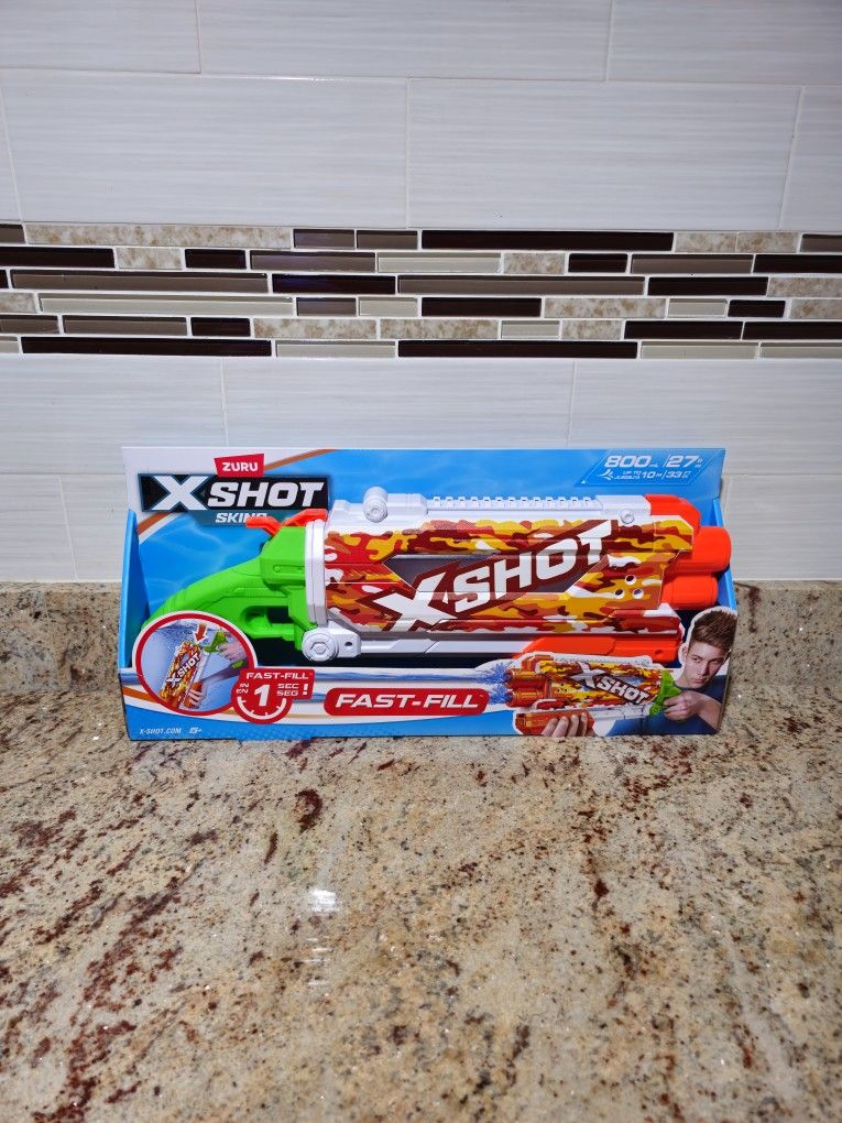 Zuru X-Shot Water Fast-Fill Skins Pump Action Water Blaster Sun Camo